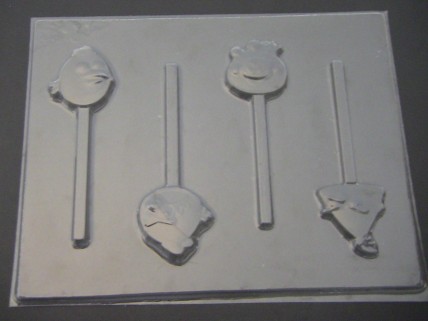 431sp Angry Mad Birds Chocolate Candy Mold 431sp Angry Mad Birds Chocolate Candy Mold
